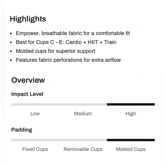 CALIA Womens Empower Bra 36 DD - Picture 4 of 8